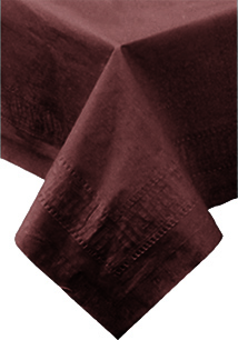 54 in x 108 in Chocolate Brown Paper Tablecloths 25 ct.