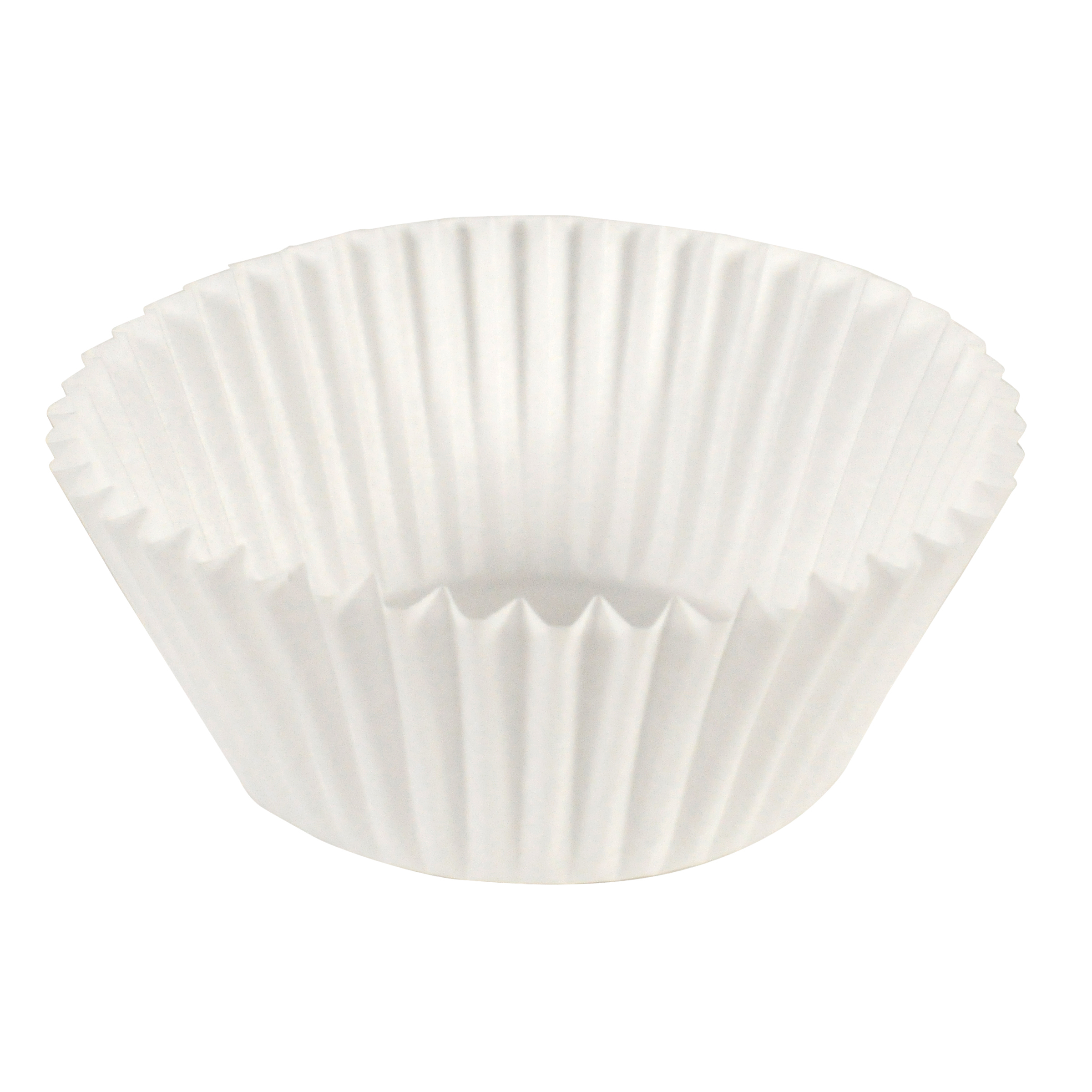 4.5 in White Fluted Baking Cups 2000 ct.