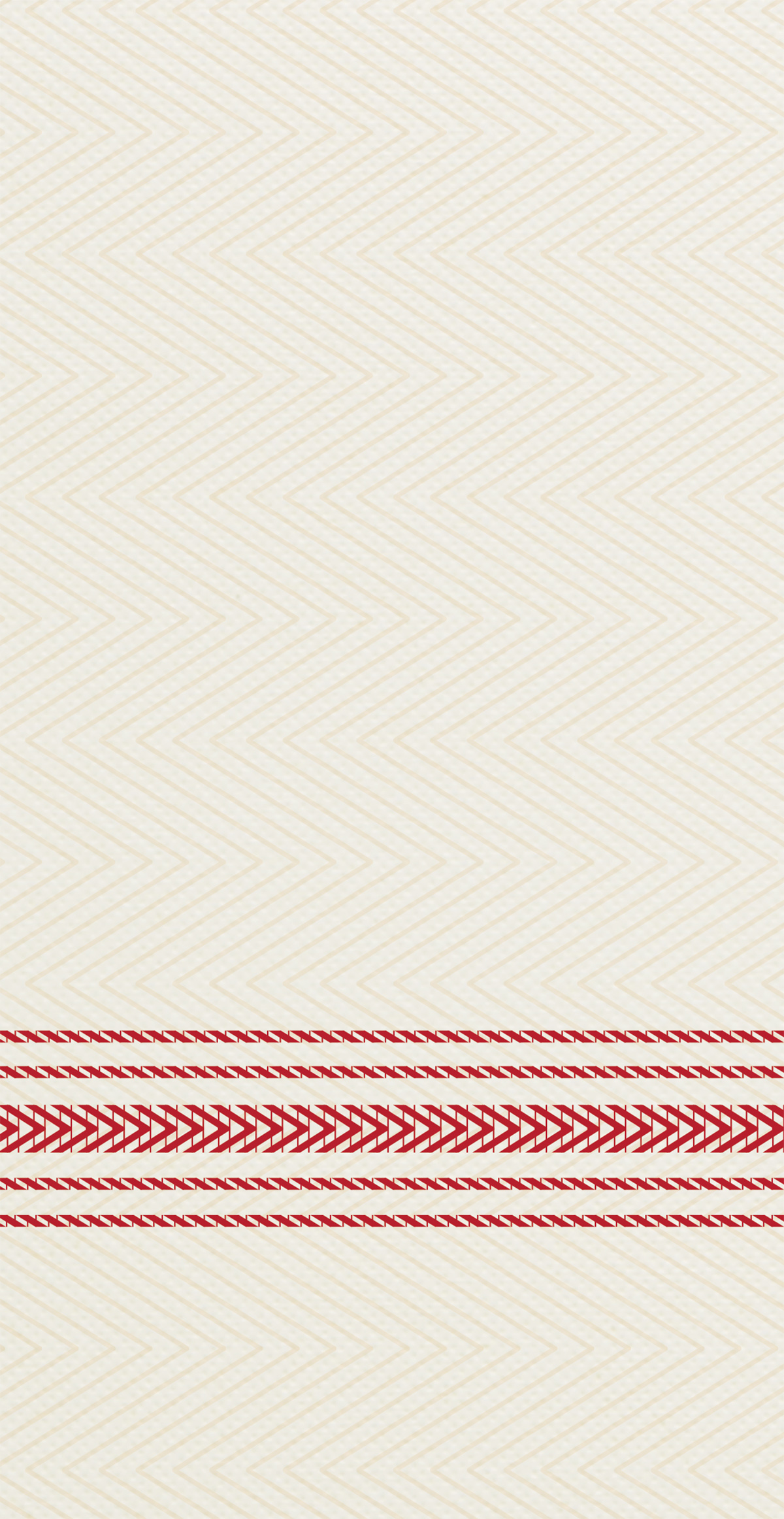 8 in x 4 in FashnPoint White and Red Stripe Dinner Napkins 800 ct.
