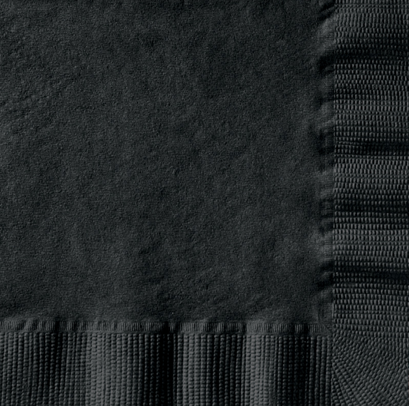 4.75 in Regal Embossed Black Beverage Napkins 1000 ct.