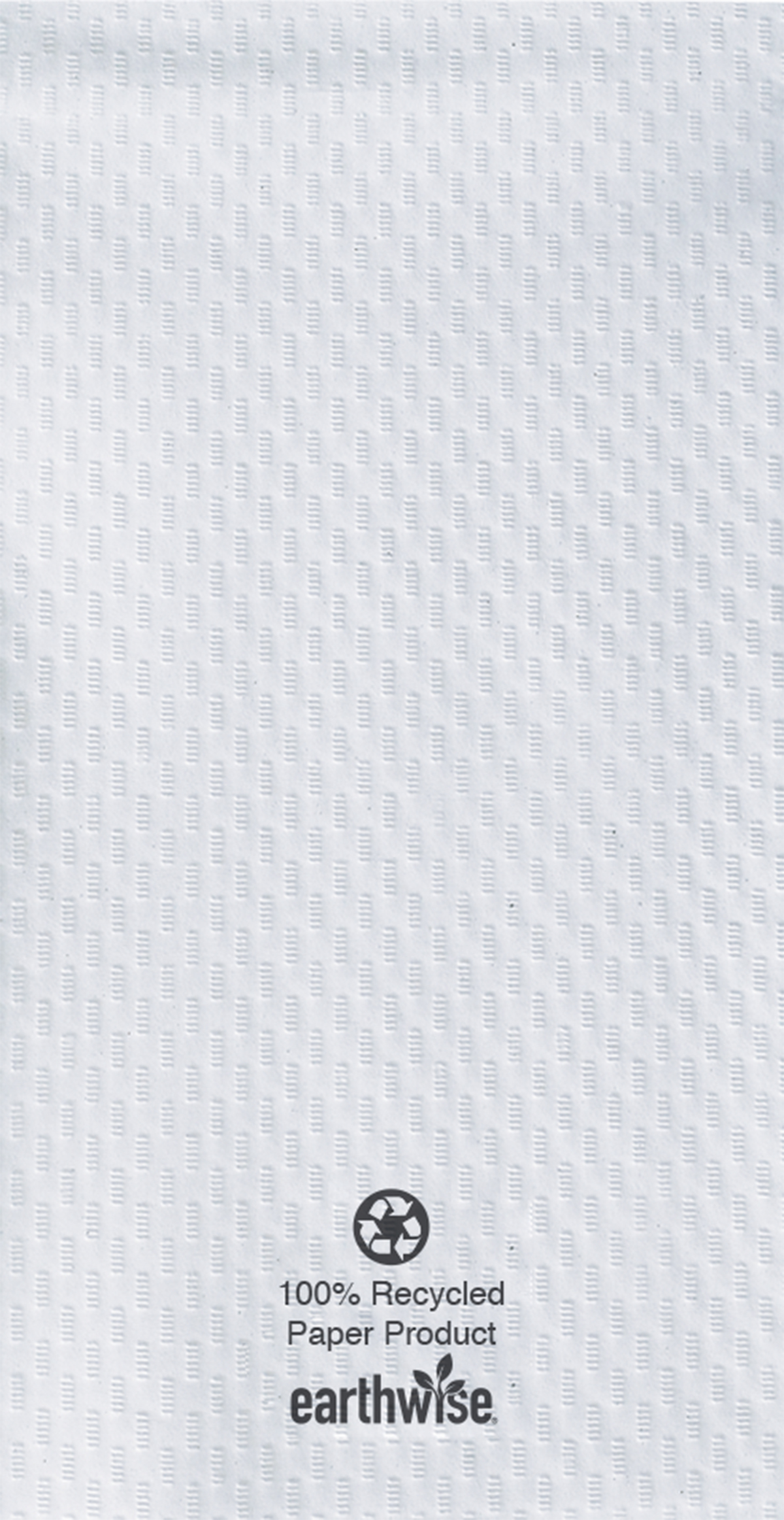 8.5 in x 4.5 in Embossed Earthwise White Guest Towels 3000 ct.