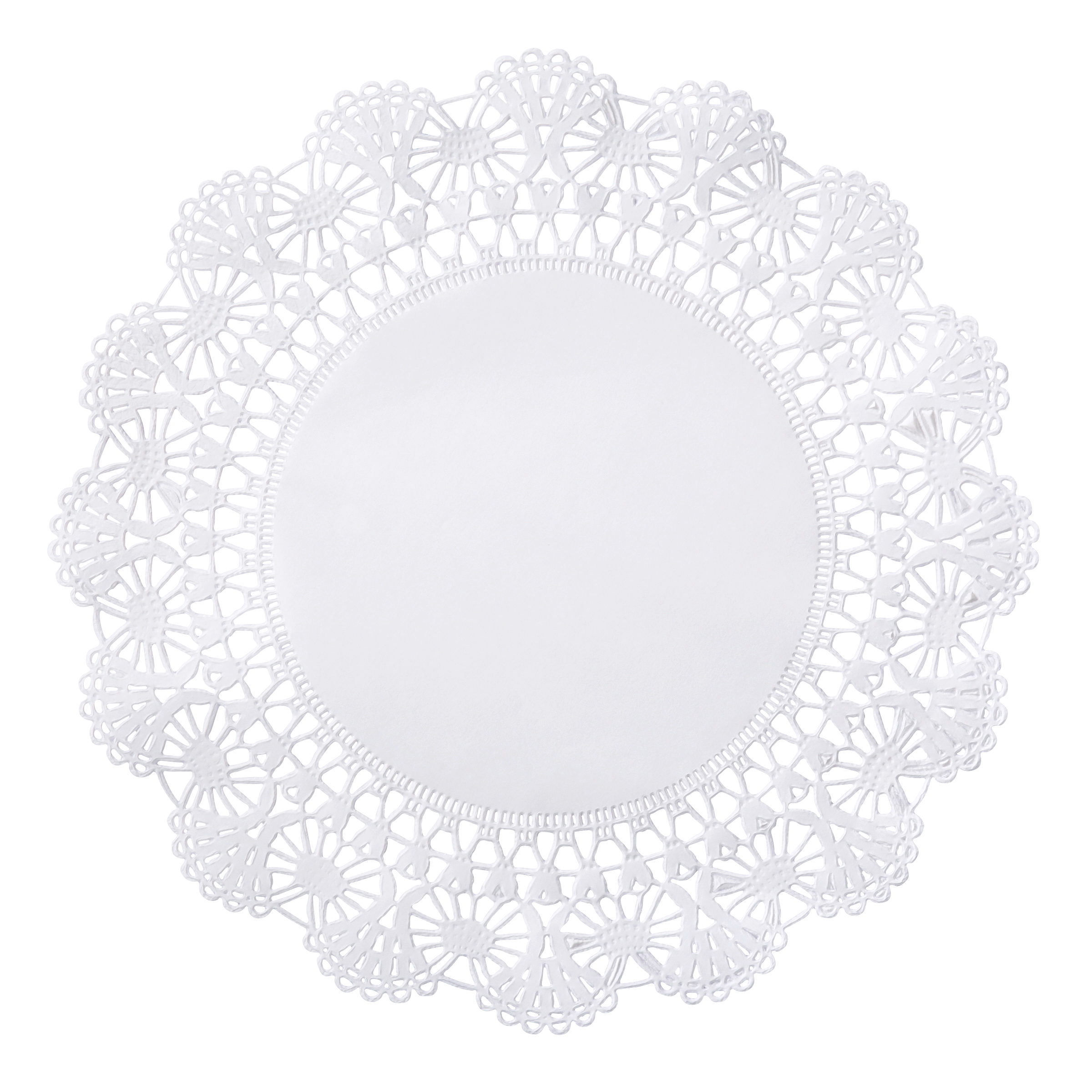 8 in White Cambridge Lace Doilies 6000 ct.