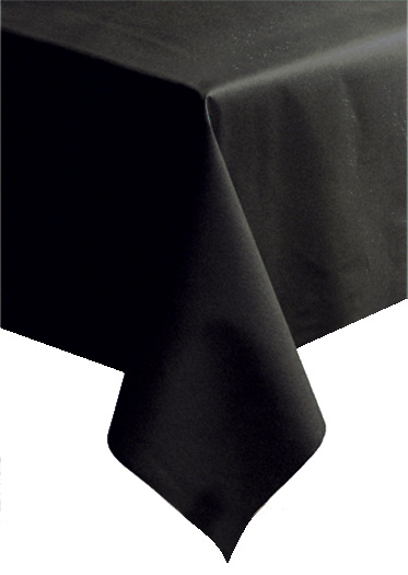 50 in x 108 in Linen-Like Black Airlaid Tablecovers 20 ct.