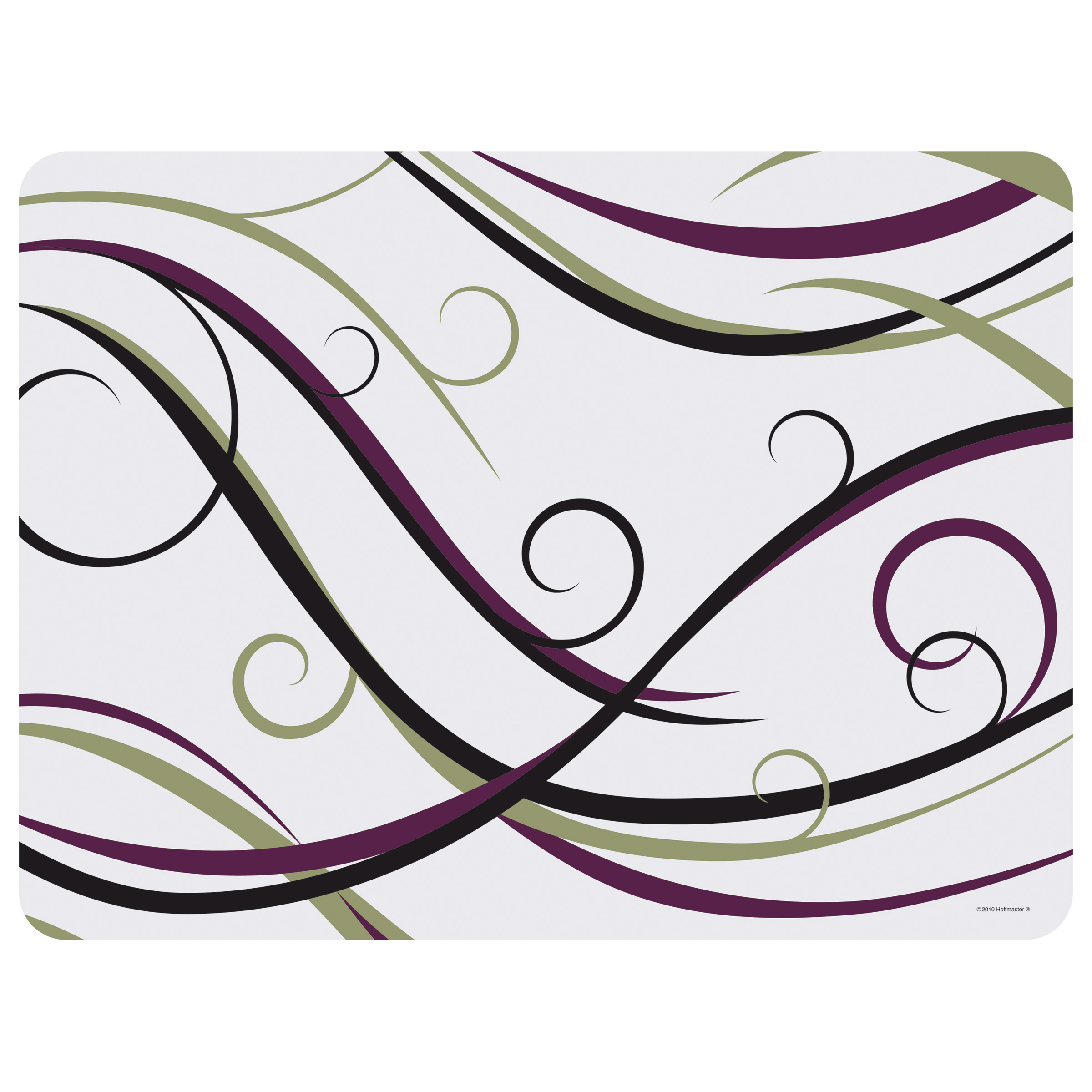 13.75 in x 18 in Swirl Room Service Paper Traymats 1000 ct.