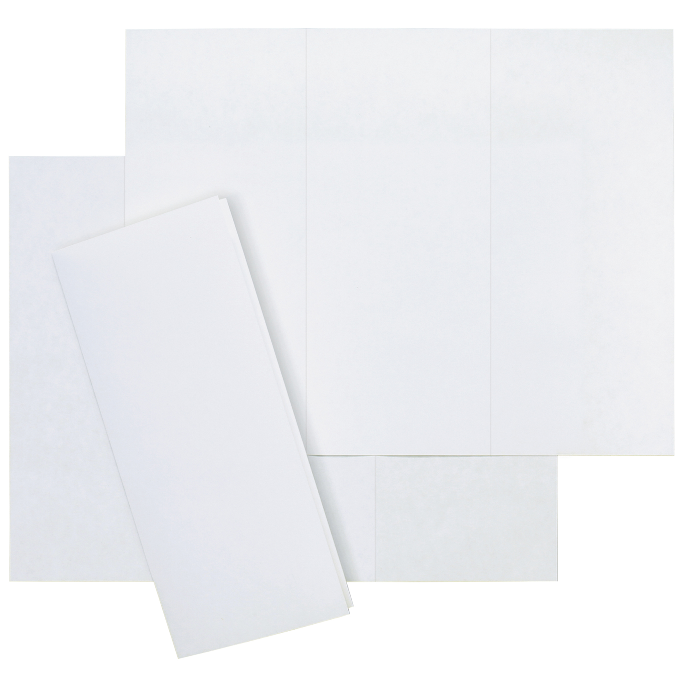 8.5 in x 11 in White Tray Tickets 2500 ct.