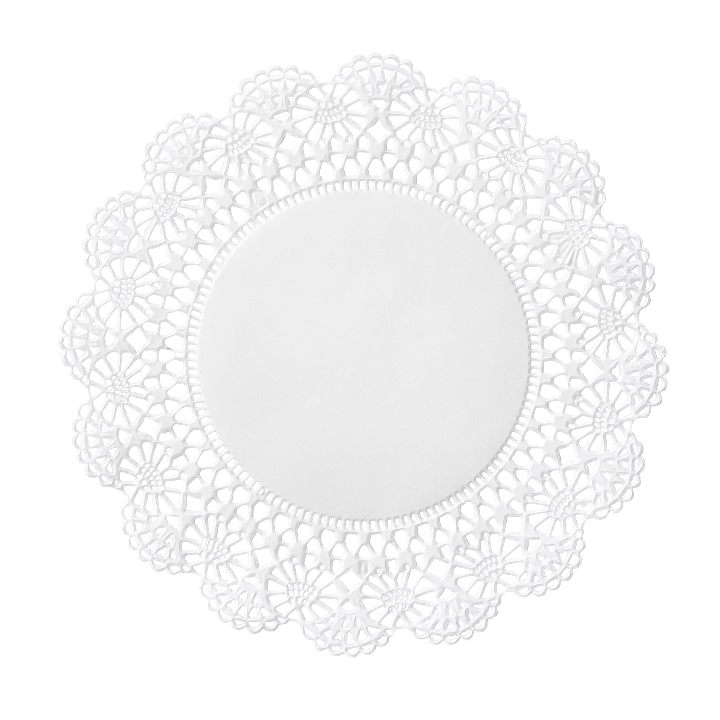 6 in White Cambridge Lace Doilies 10000 ct.