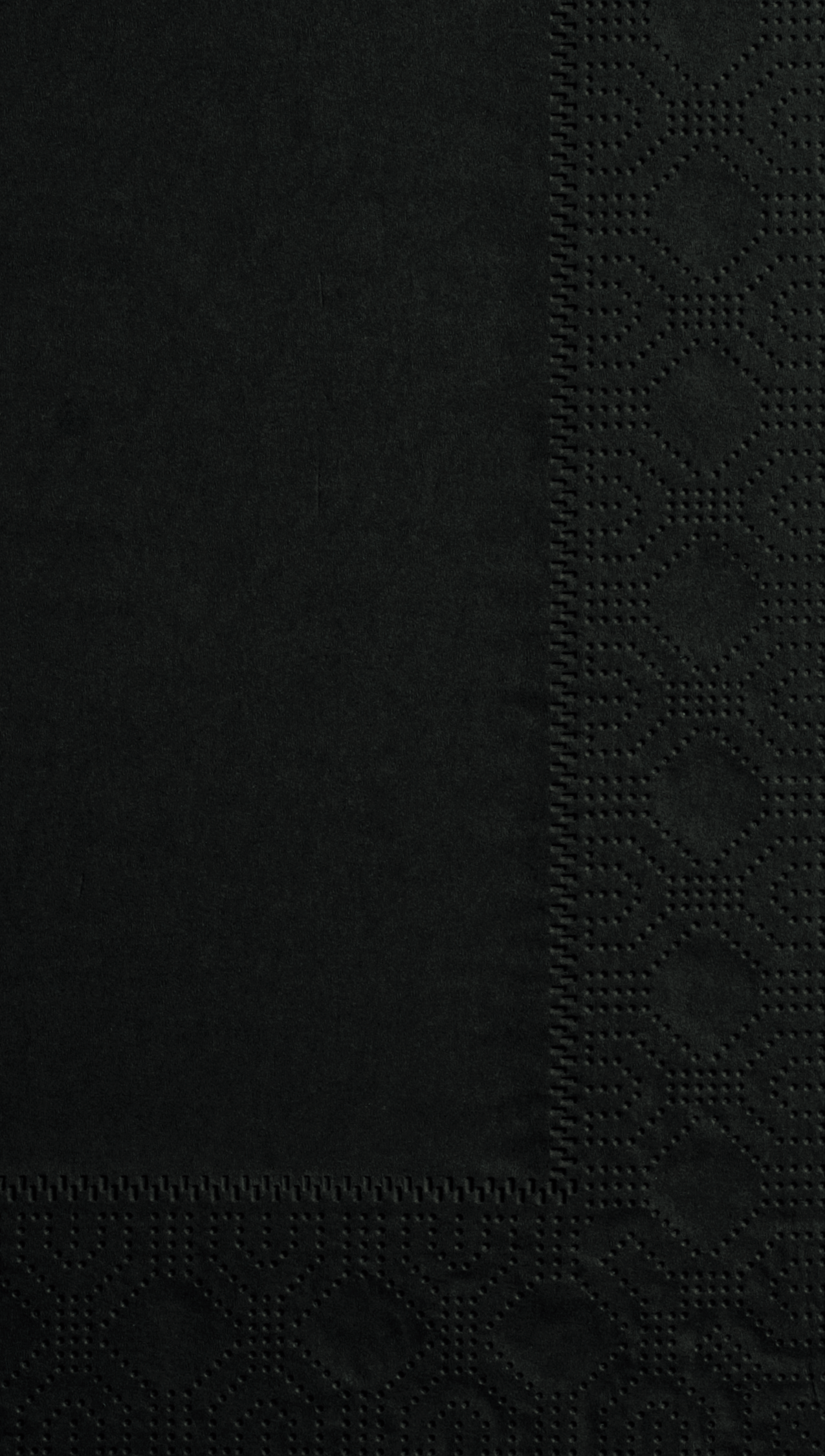 7.5 in x 4.25 in Regal Embossed Black Dinner Napkins 1000 ct.