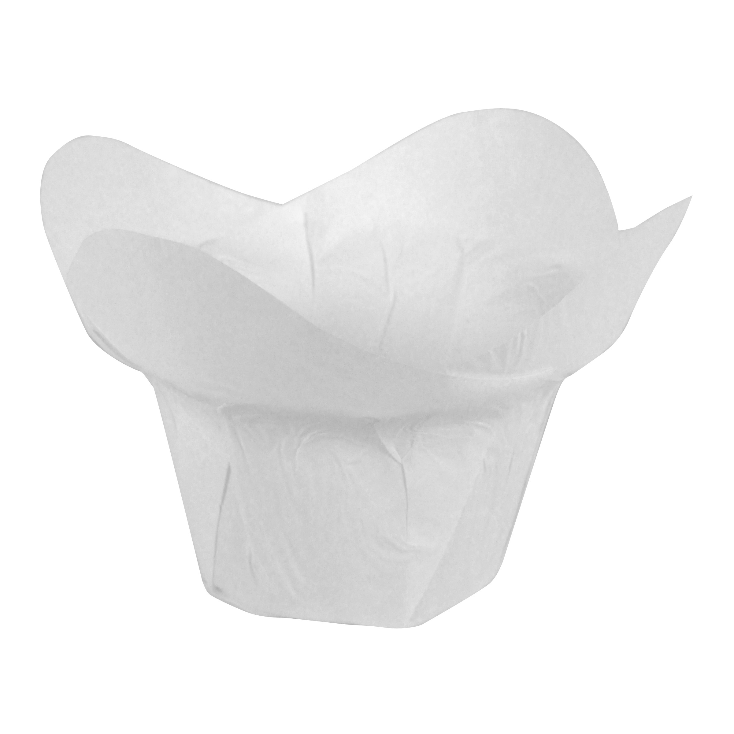 2.75 in Large White Paper Lotus Cups 2500 ct.