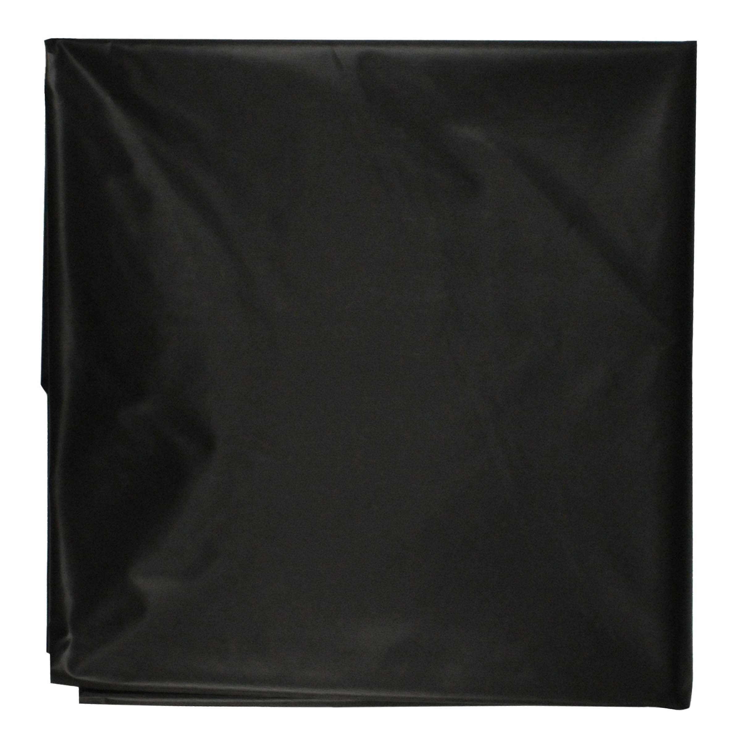 82 in Black Plastic Octy-Round Tablecloths 12 ct.