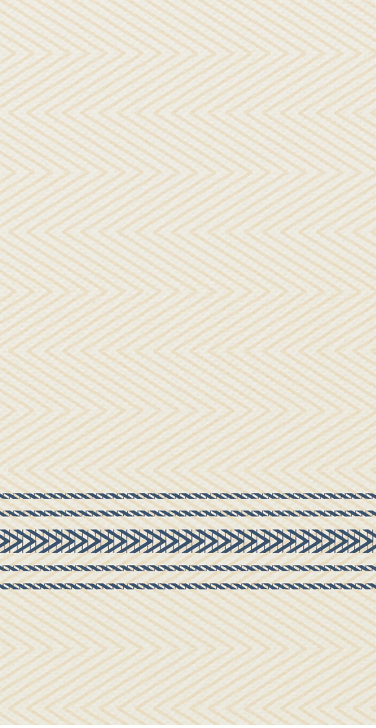 8 in x 4 in FashnPoint Blue Ticking Stripe Dinner Napkins 800 ct.