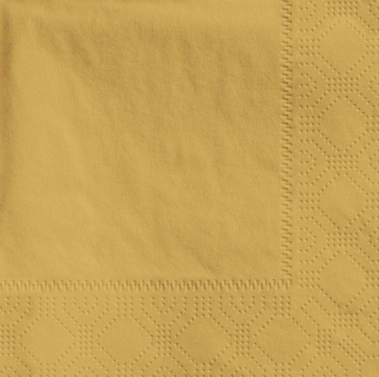 4.75 in x 4.75 in Regal Embossed Glittering Gold Beverage Napkins 1000 ct.