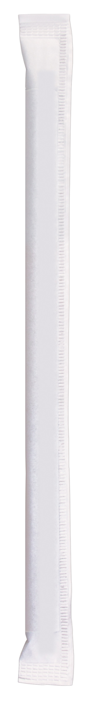Aardvark 8.5″ Wrapped White Bubble Tea Paper Straws – 960 ct.