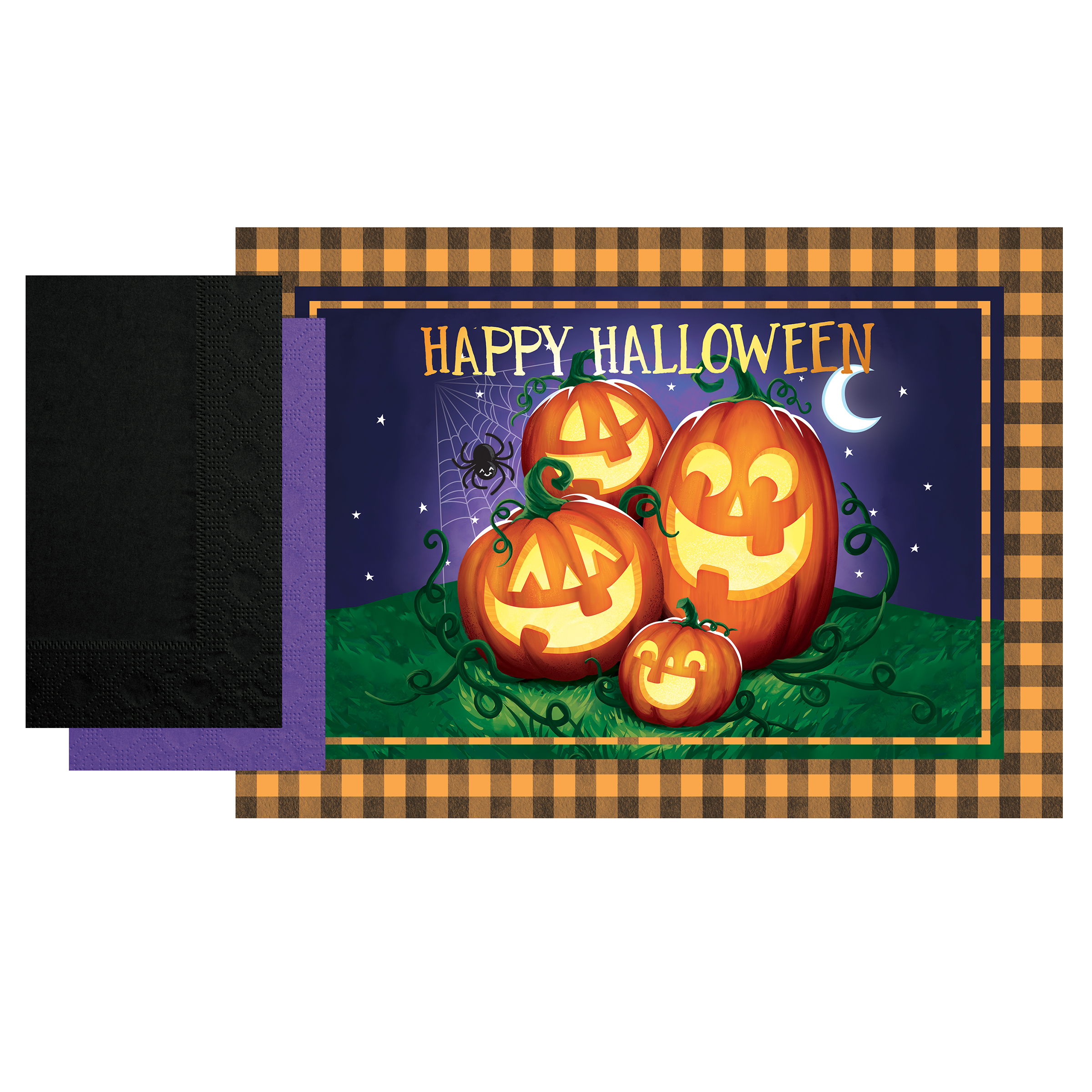 Halloween Placemat and Napkin Combo Pack 500 ct.