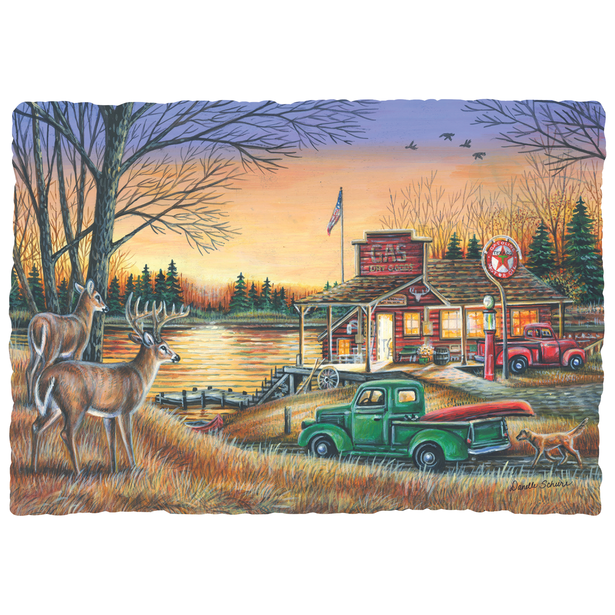 10 in x 14 in Peaceful Evening Paper Placemats 1000 ct.