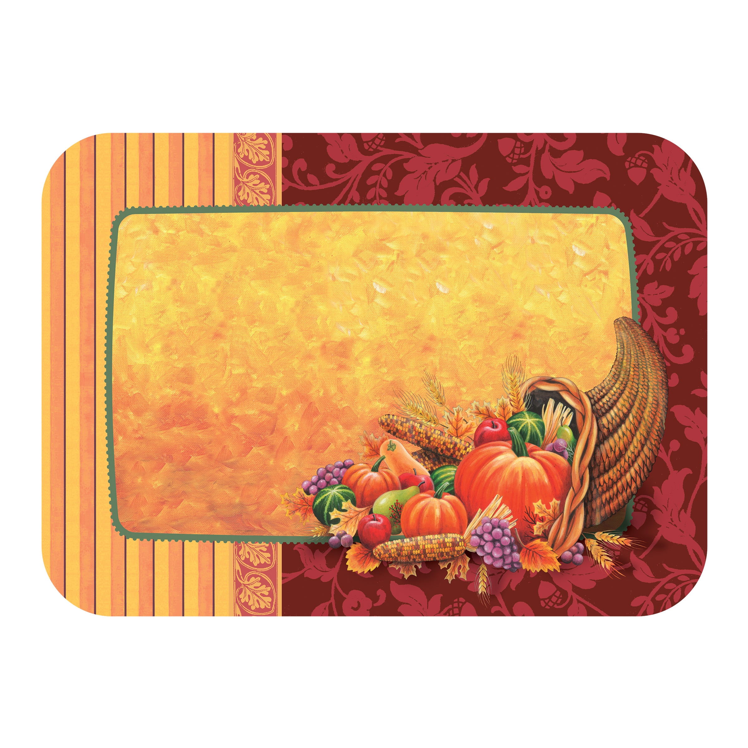 13.75 in x 18.75 in Cornucopia Paper Traymats 500 ct.