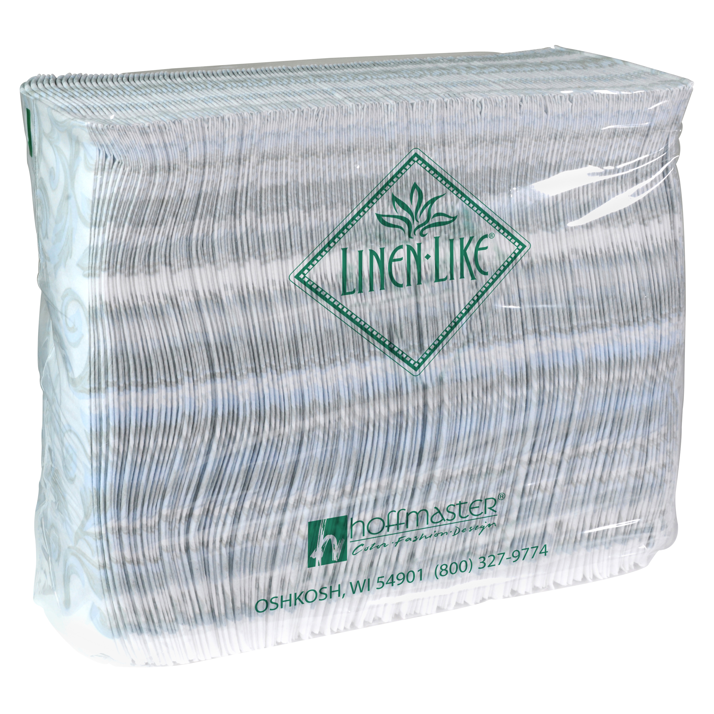 8.5 in x 4.25 in Imperial White Linen-Like Guest Towels 500 ct.