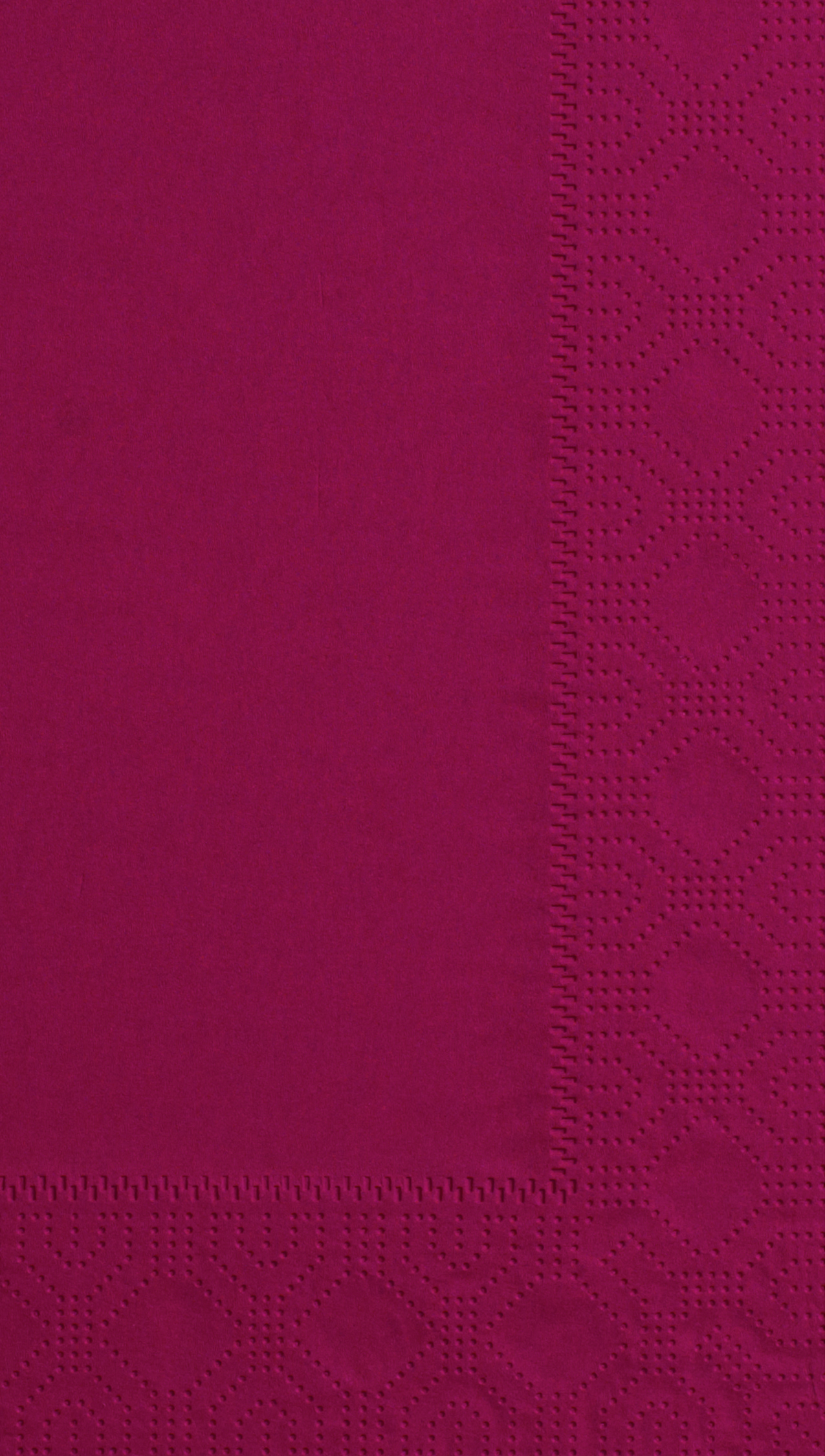7.5 in x 4.25 in Regal Embossed Burgundy Dinner Napkins 1000 ct.