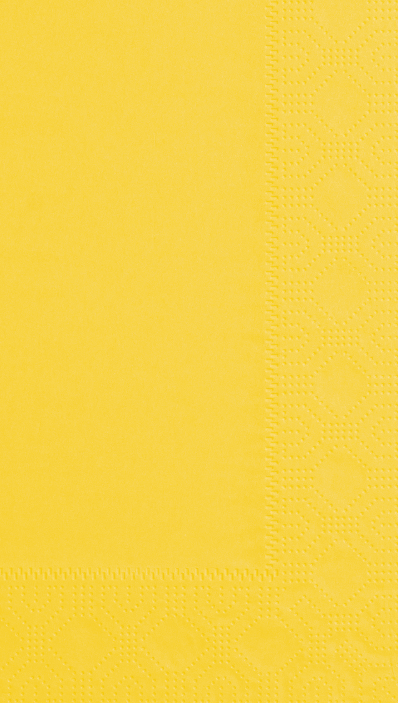 7.5 in x 4.25 in Regal Embossed Sun Yellow Dinner Napkins 1000 ct.