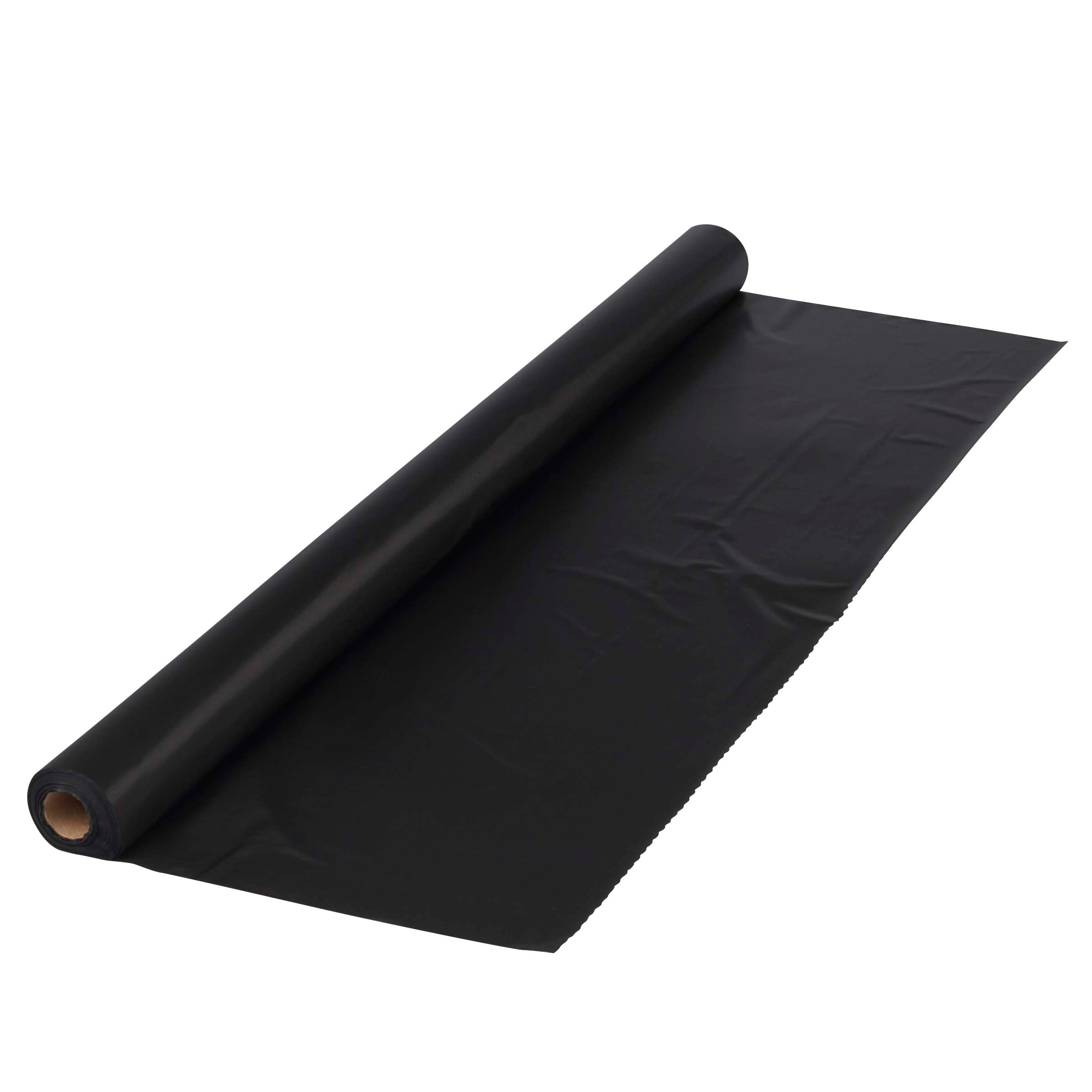 40 in x 100 ft Black Plastic Table Roll 1 ct.