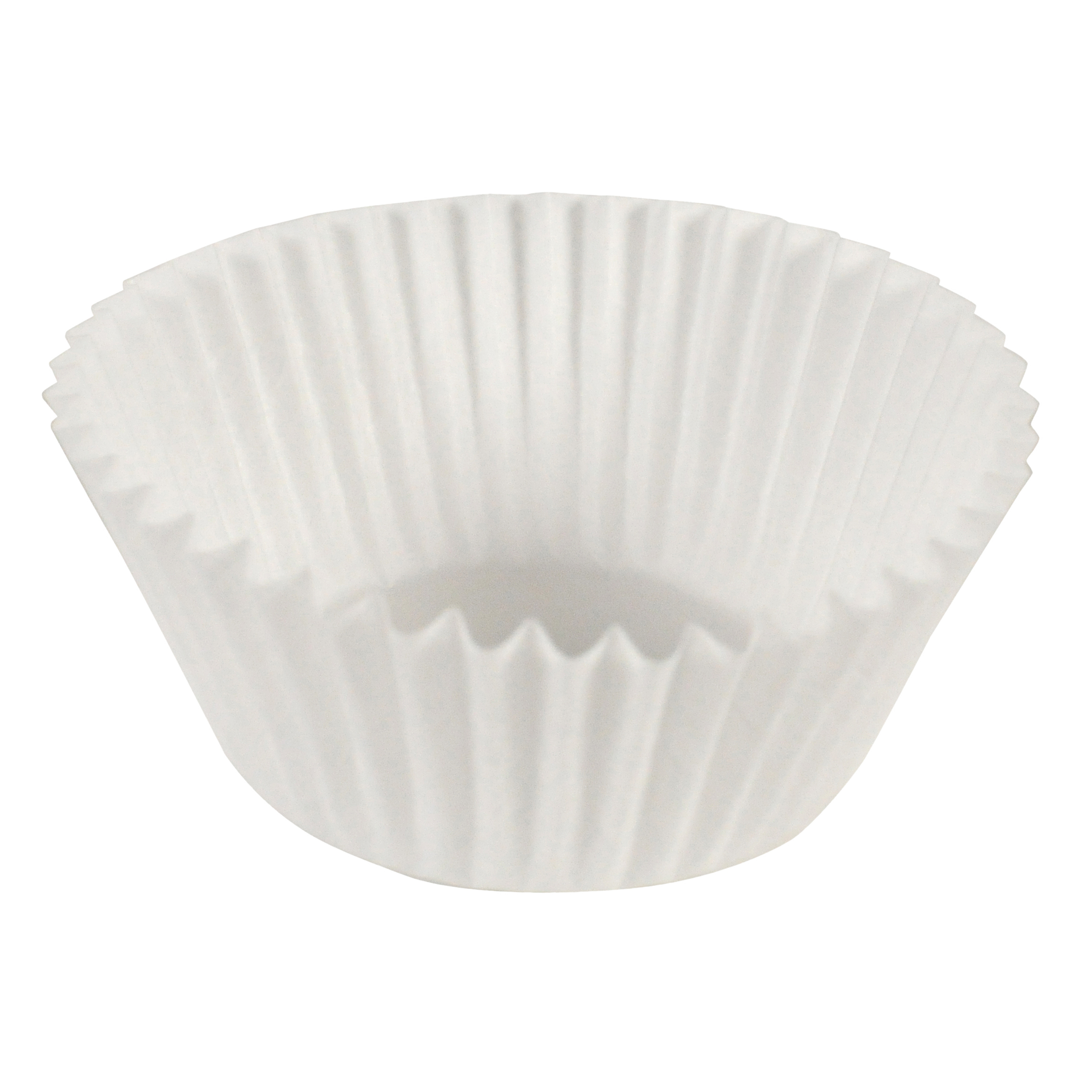 3.25 in White Fluted Baking Cups 10000 ct.