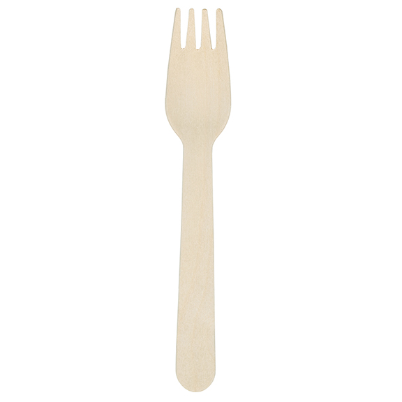 6 in Earthwise Wood Forks 1000 ct.
