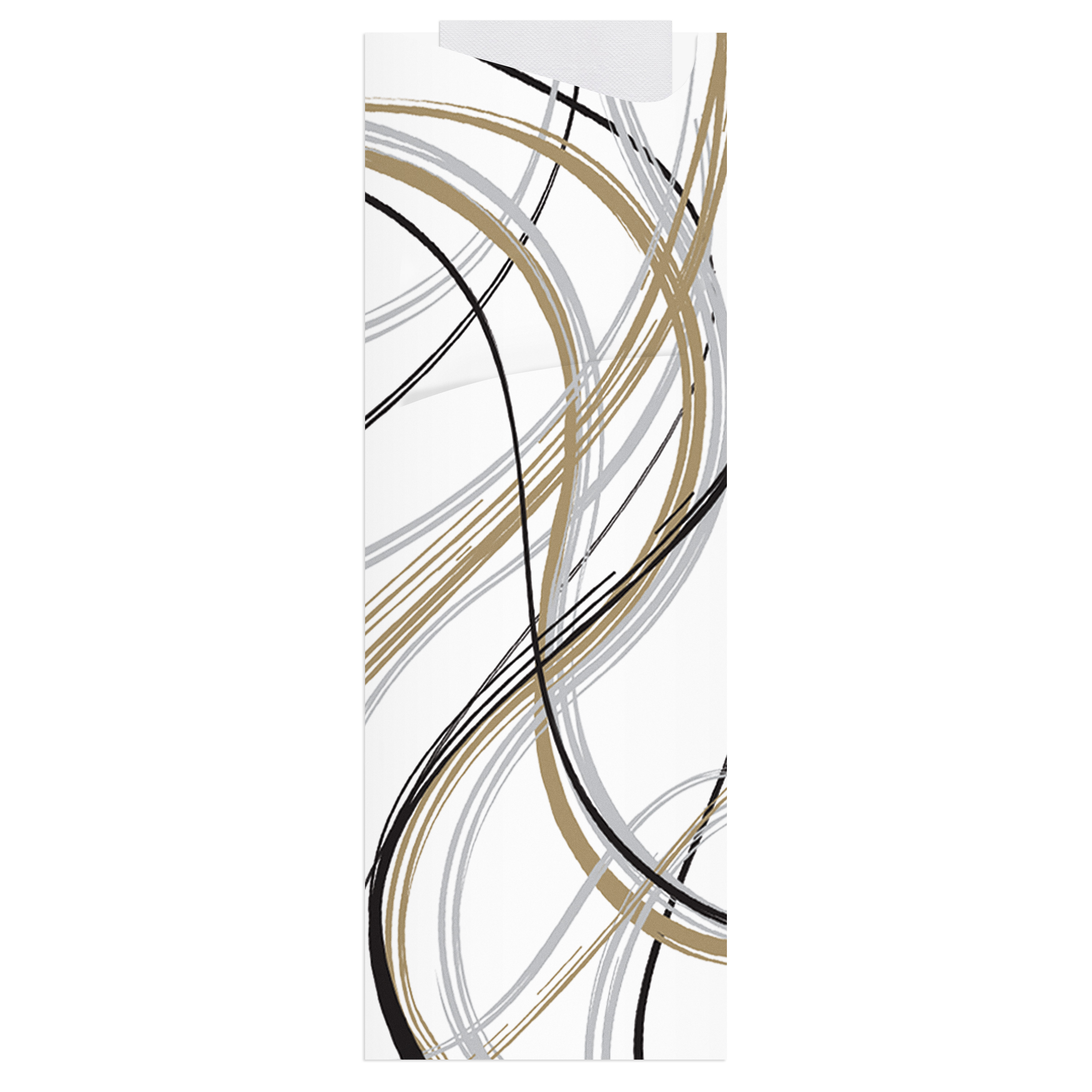 9.5 in x 3.25 in Printed Cutlery Pouches without Cutlery 600 ct.