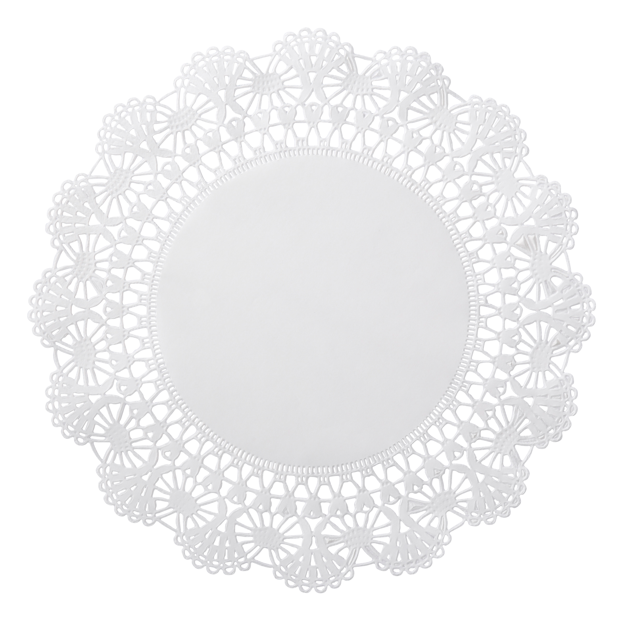 8 in White Cambridge Lace Doilies 1000 ct.