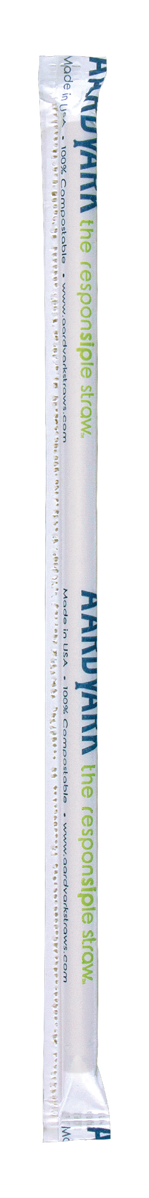 Aardvark 7.75″ Wrapped Black Jumbo Paper Straws – 3200 ct.