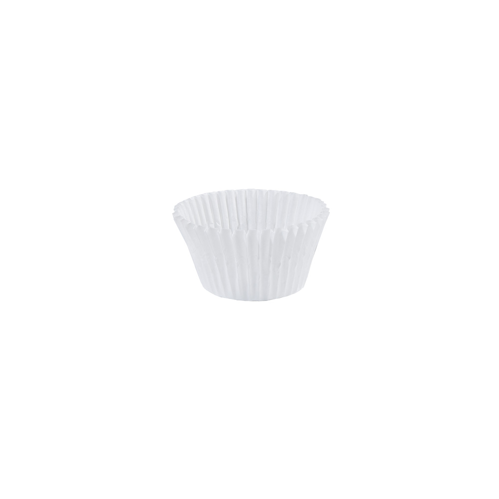 3.5 in x 1.5 in White Fluted Baking Cups 10000 ct.