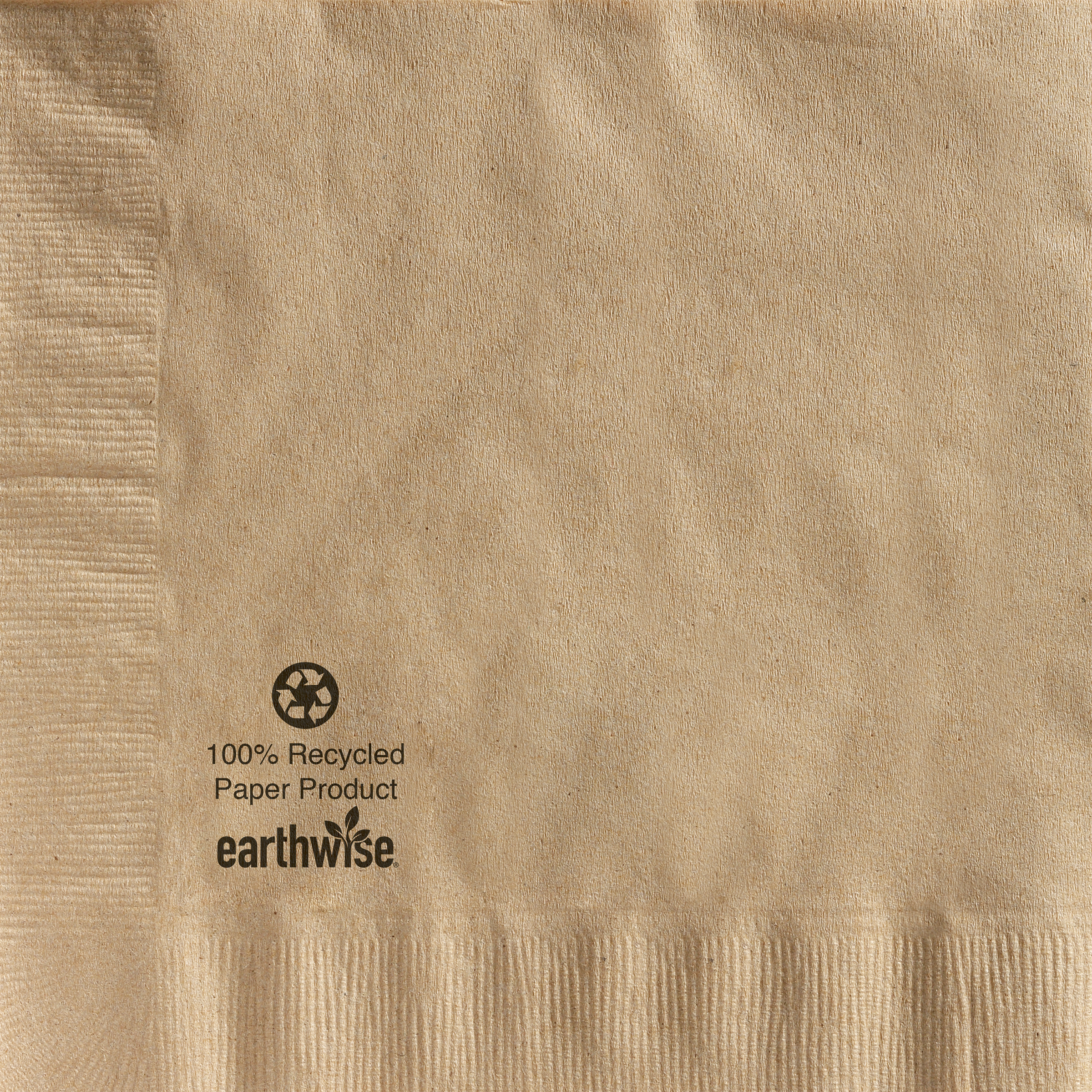 8.5 in x 8.5 in Earthwise Kraft Dinner Napkins 1200 ct.