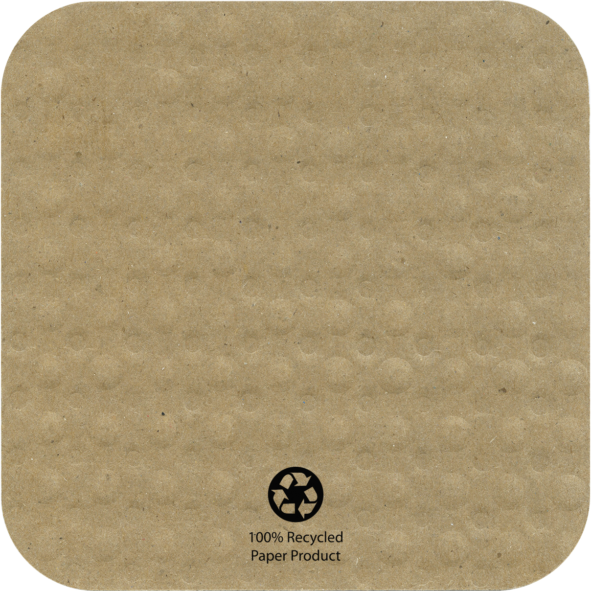 4 in Square Kraft EcoWave Coasters 1000 ct.