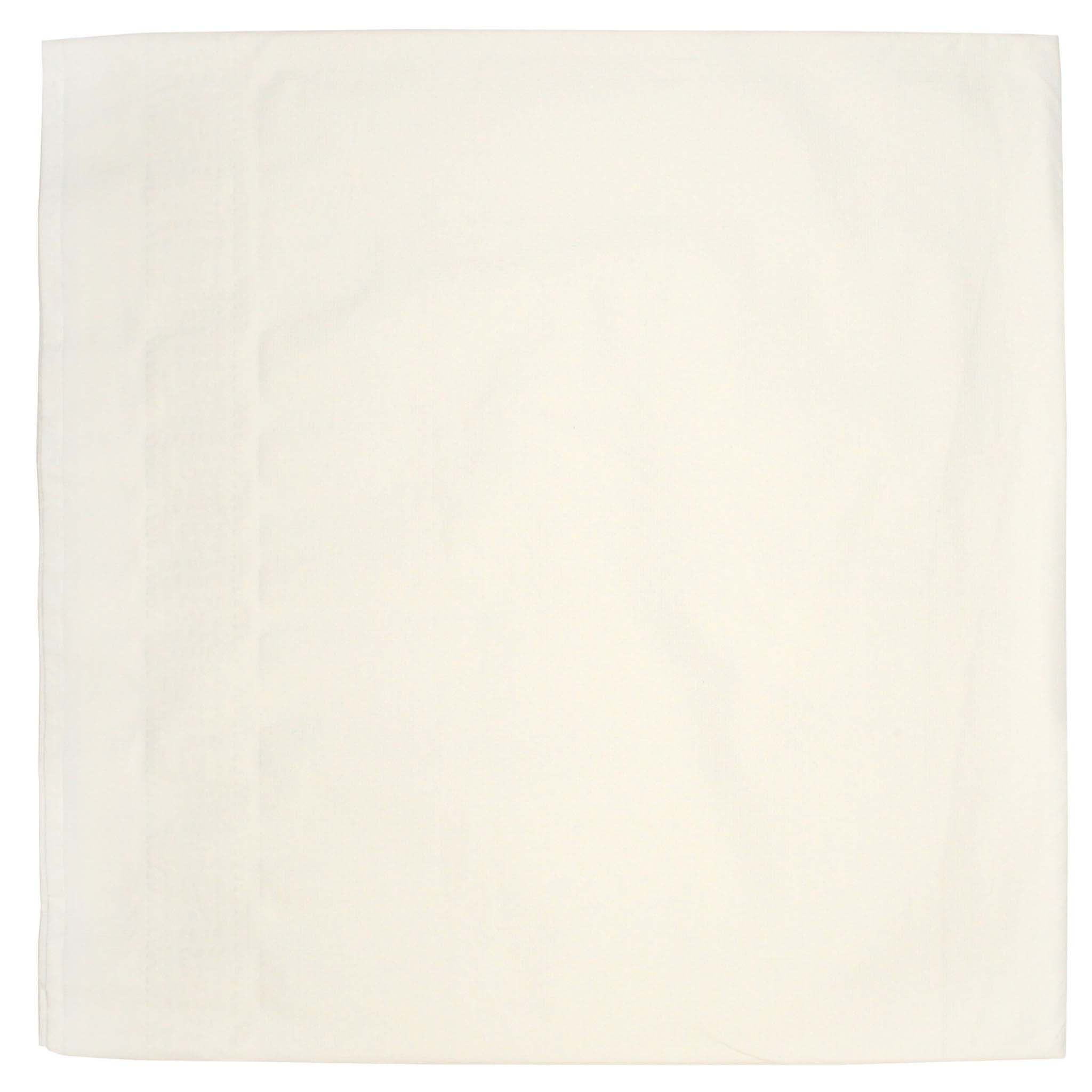 72 in x 72 in White Paper Tablecloths 25 ct.