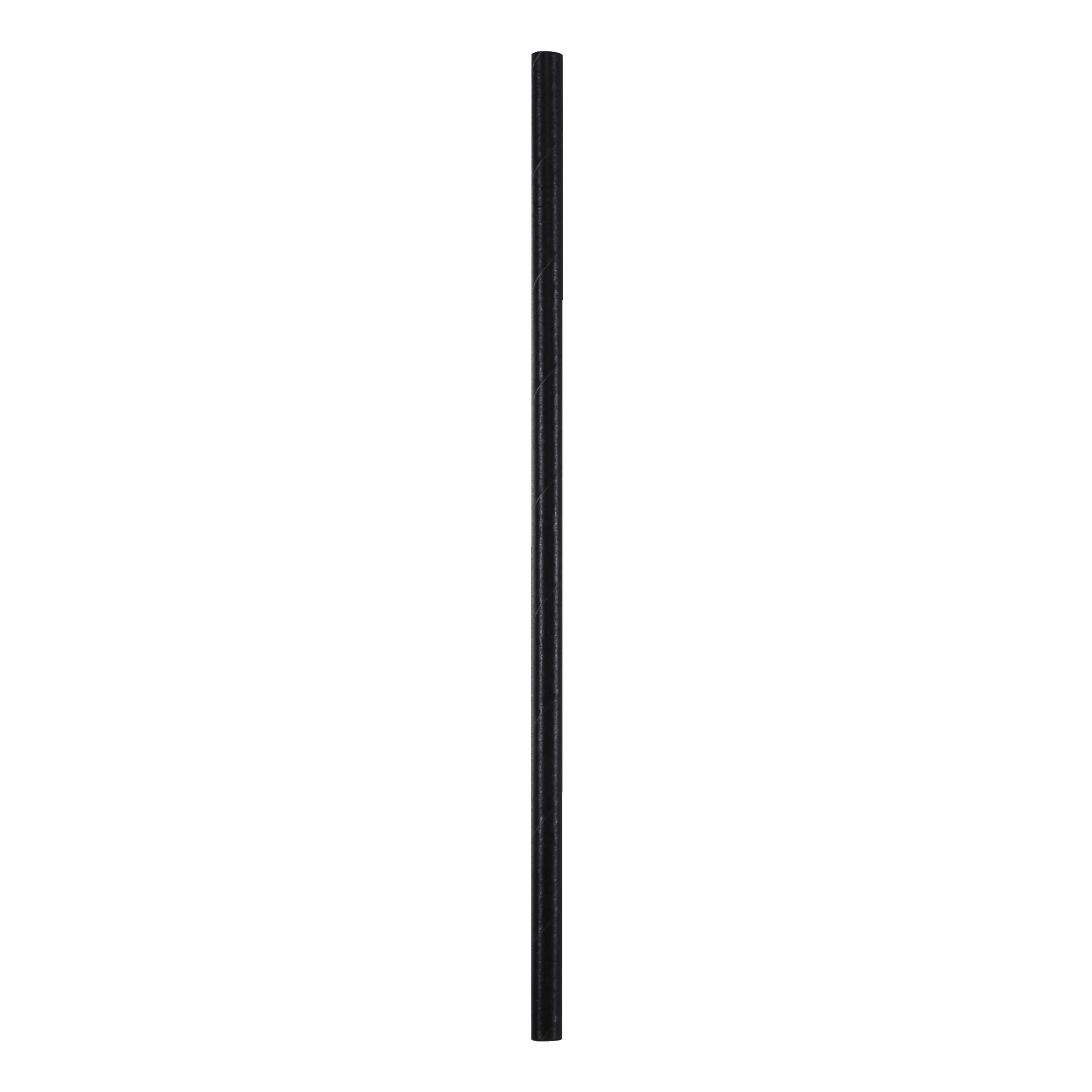7.75 in Black Paper Straws 4800 ct.