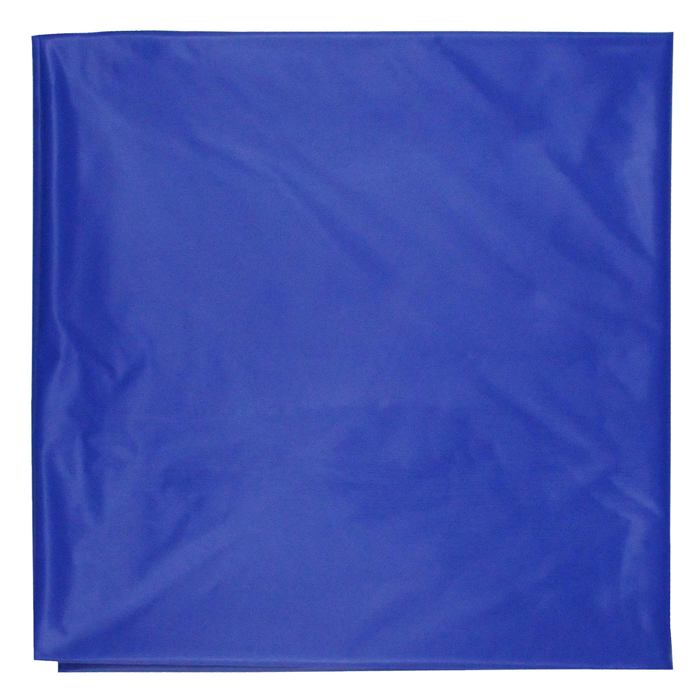 82 in Blue Plastic Octy-Round Tablecloths 12 ct.