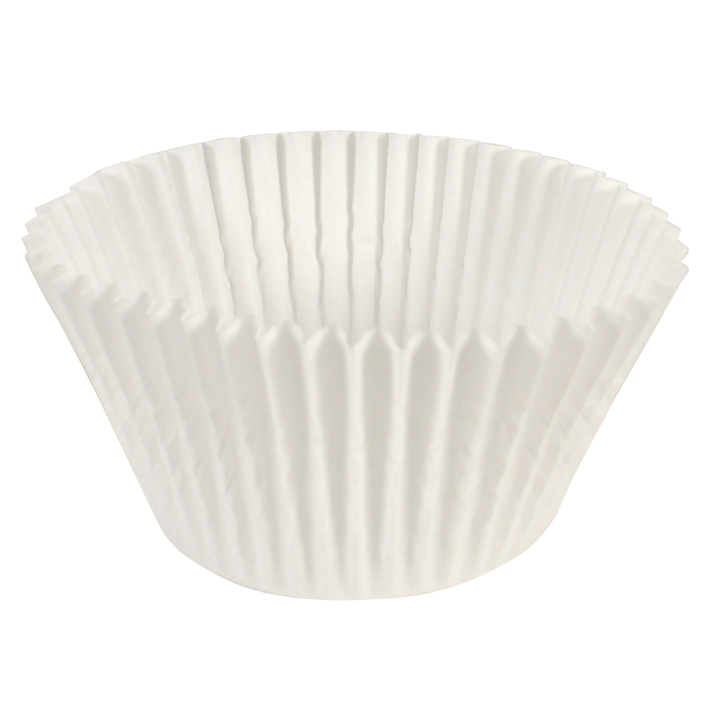 5.5 in White Fluted Baking Cups 1500 ct.