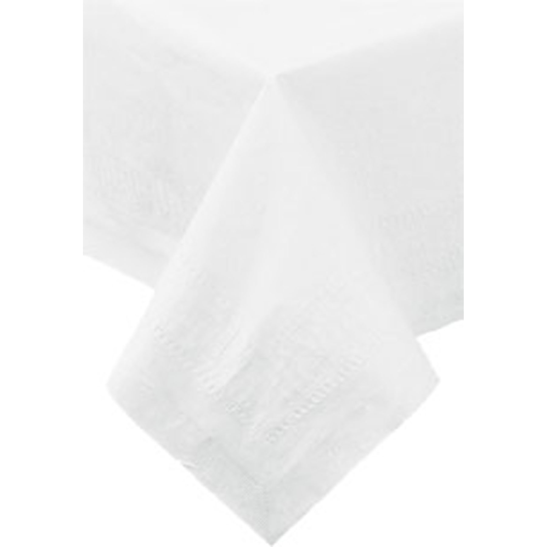 54 in x 108 in Greek Key Embossed White Paper Tablecloths 25 ct.