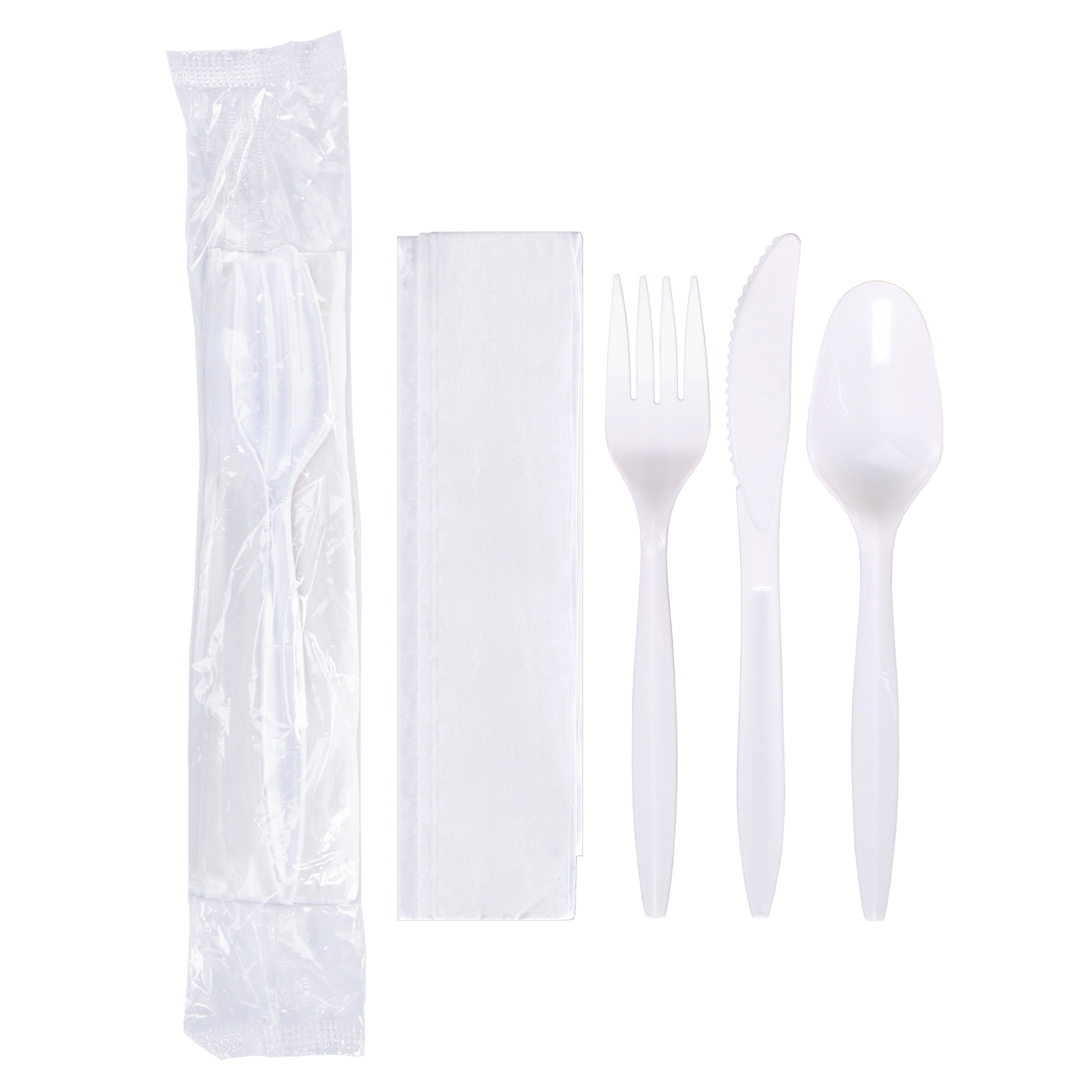 6 in x 2 in Value Cutlery Kit 250 ct.