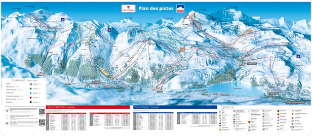 Val d'Isère Mapa sjezdovek