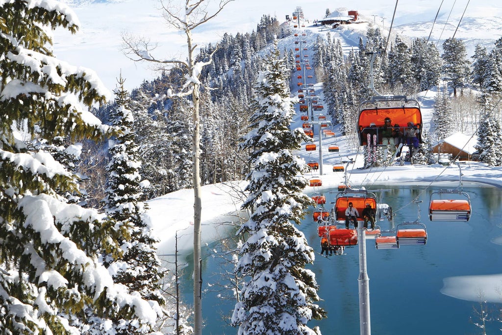 Park City_Chairlift_Frozen Lake_(c): Scott Markewitz