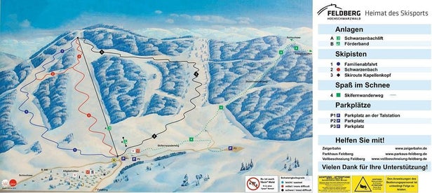 Schluchsee Mappa piste