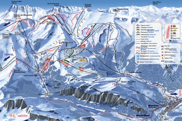 Avoriaz Piste Map