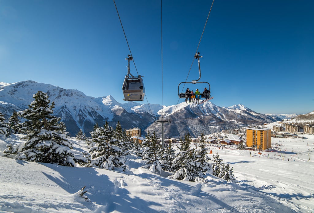 Orcieres Merlette_Telemix Ski Lift Winter Landscape_(c): Gilles Baron