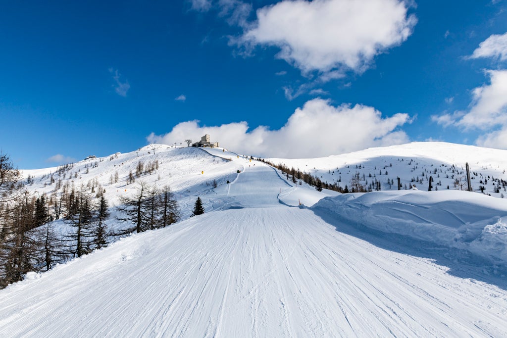 Bad Kleinkirchheim_Kaiserburg Panorama Groomed Slope_(c): Franz Gerdl MBN Tourismus