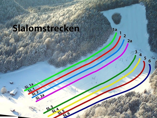 Sonnenbichl - Bad Wiessee Mapa zjazdoviek