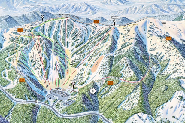 Monarch Mountain Mappa piste