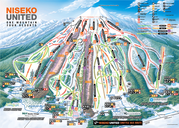 Niseko United Trail Map