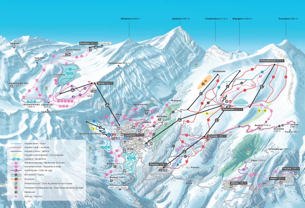 Pistenplan Leukerbad