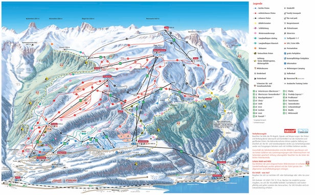 Pistenplan Flumserberg - Heidiland