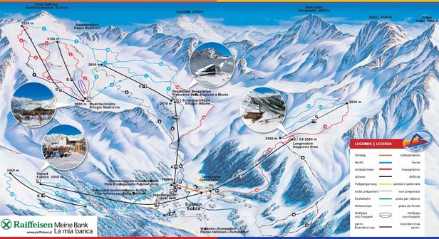 Solda / Sulden Mappa piste