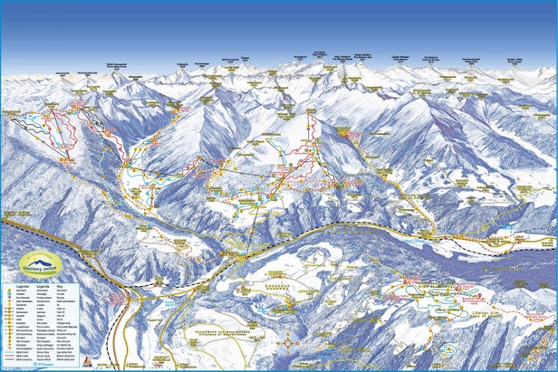 Gitschberg/Maranza - Jochtal/Valles Piste Map